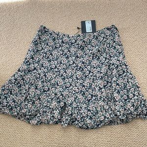 Flowered skort